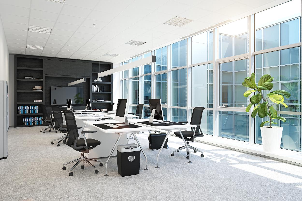 Clean modern office space in Colchester